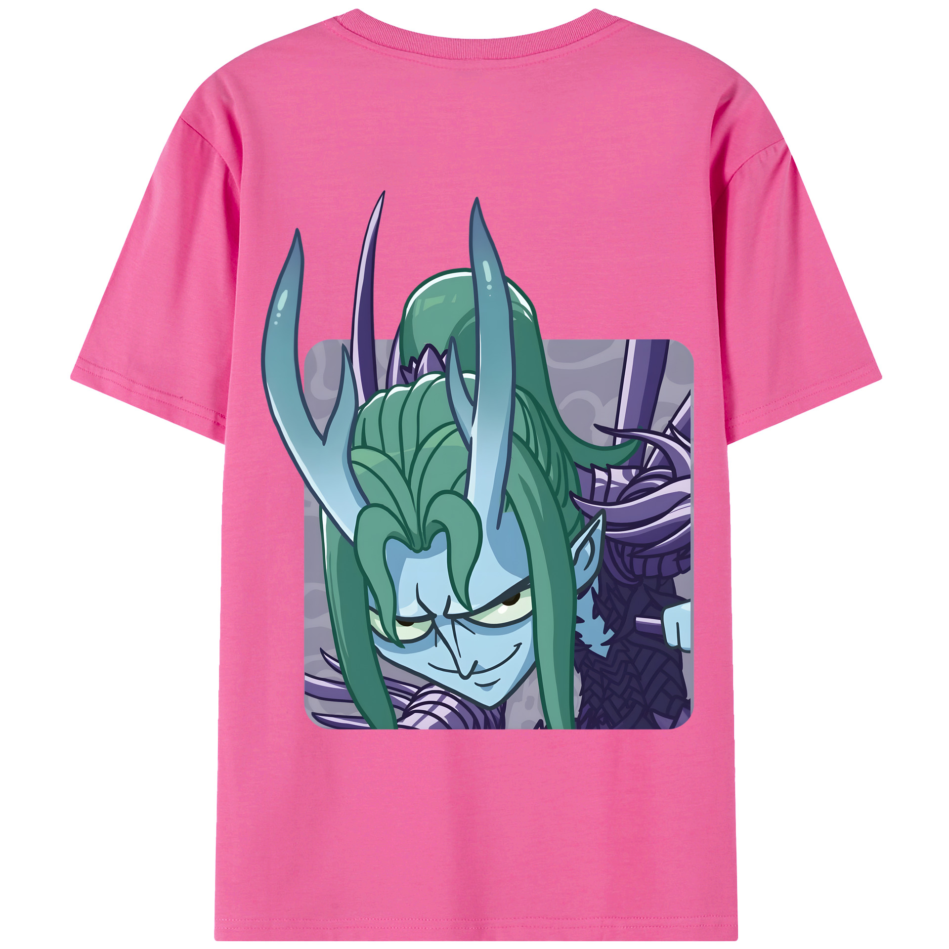 （画像用） Ne Zha 2 ナタ 魔童の大暴れ レディース半袖Tシャツ(バックプリント)
